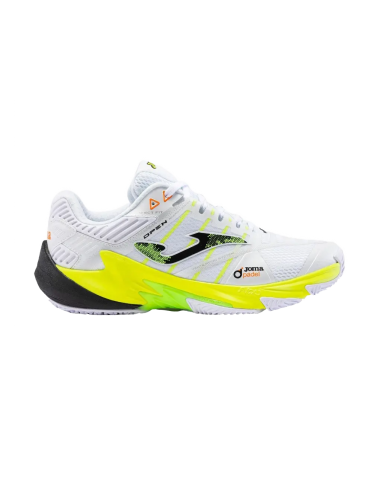 Joma - Chaussures de padel Open 2402 Blanc/Jaune meilleur choix