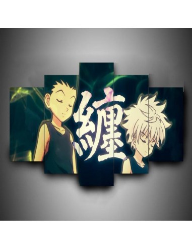 Tableau Kirua et Gon Hunter x Hunter Cadre Toile pas cher chine