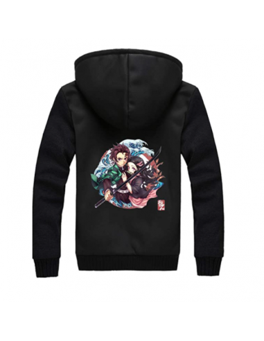 Veste Polaire Demon Slayer Tanjiro Nezuko En savoir plus