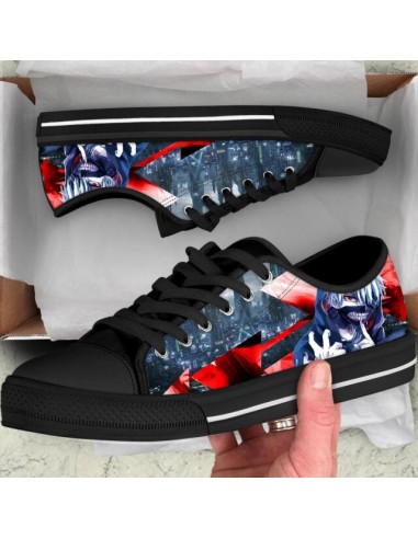 Baskets Ken Kaneki Tokyo Ghoul Baskets Sneakers Adulte Homme Femme la colonne vertébrale