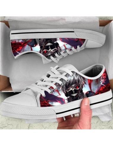 Sneakers Ken Kaneki Tokyo Ghoul Baskets Chaussures Adulte Homme Femme soldes