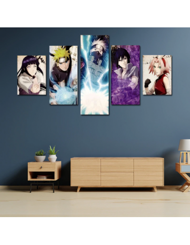 Tableau Personnages Naruto Deco Toile Cadre Mural Manga Naruto Profitez des Offres !