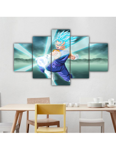 Tableau Vegeto Blue Dragon Ball Cadre Toile solde