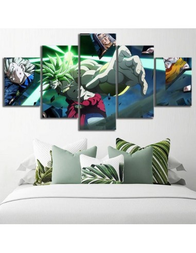 Tableau Broly Super Saiyan Légendaire DBZ Cadre Toile de technologie