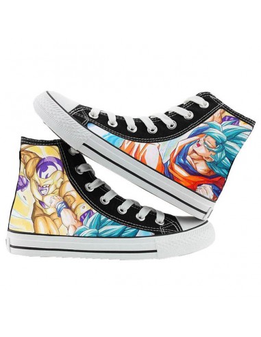 Chaussures Goku vs Freezer Dragon Ball Baskets Sneakers Adulte Homme Femme en linge