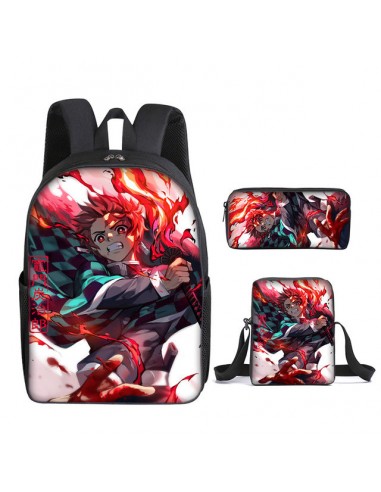 Cartable Tanjiro Demon Slayer Ensemble 3 Pièces Comparez et commandez 