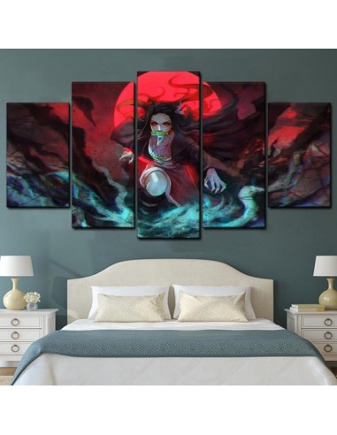 Tableau Nezuko Demon Slayer Cadre Toile ouvre sa boutique