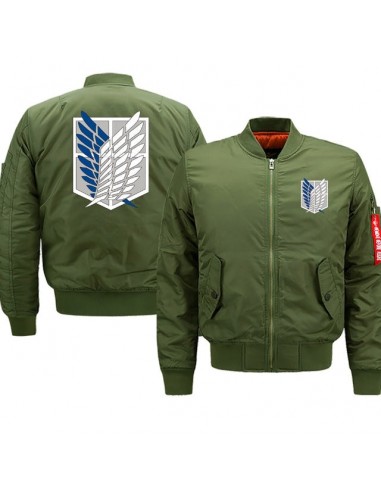 Veste Bomber Attaque Des Titans Vert Armé Toutes les collections ici