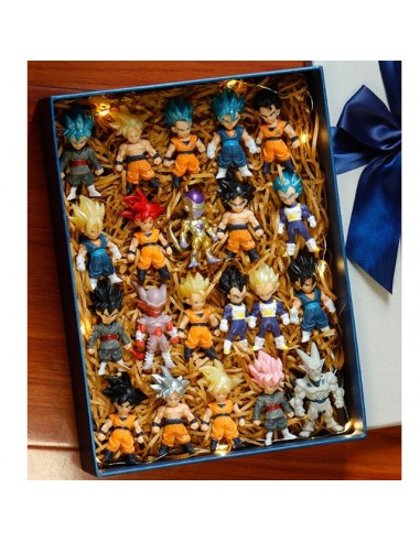 Coffret Cadeau de 21 Figurines Dragon Ball Super la livraison gratuite