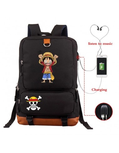 Sac à Dos Connecté One Piece Monkey D. Luffy Cartable destockage