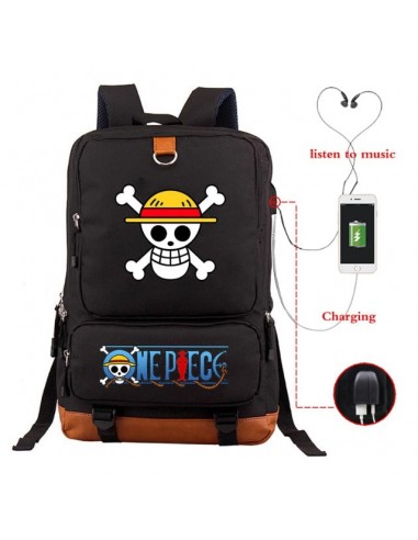 Sac à Dos Connecté One Piece Jolly Roger Cartable à prix réduit toute l'année