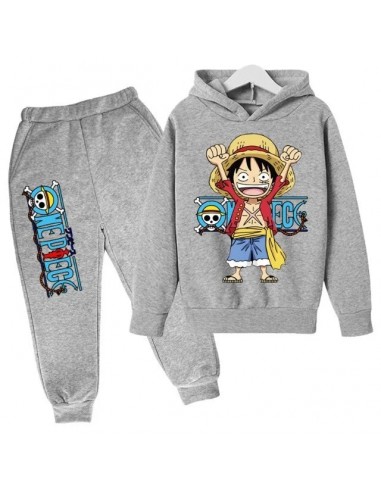 Ensemble Sweat & Pantalon Enfant One Piece Gris Fille Garçon Comparez plus de prix