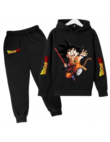 Set felpa e pantaloni per bambini Dragon Ball Goku neri livraison et retour toujours gratuits